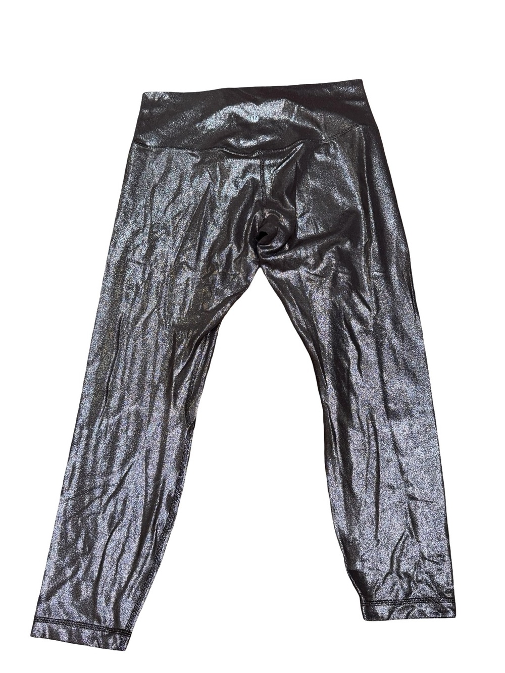 ✨ Lululemon Align High-Rise Crop 21" Radiate Foil Print French Press Size 12 - Picture 13 of 16
